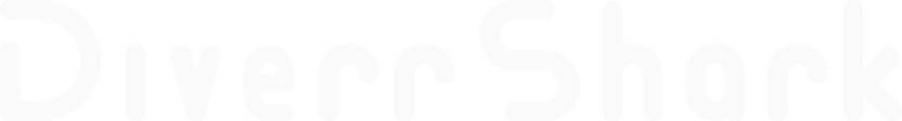 DiverrShark - official logo (WM) DiverrShark - official logo in white minimalistic version